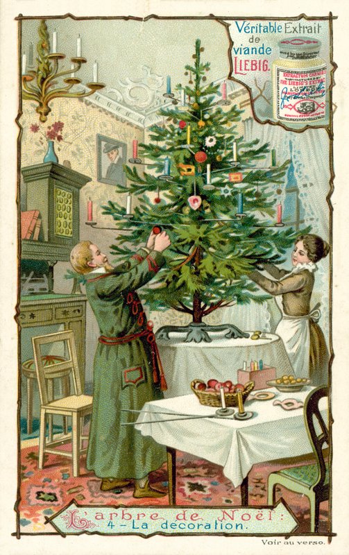 Vánoční strom (chromolitho) od European School