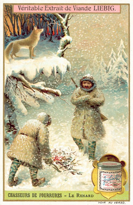 Lovci lišek (chromolitho) od European School