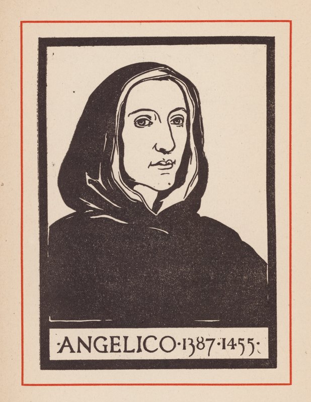 Fra Angelico, italský renesanční umělec (litografie) od European School