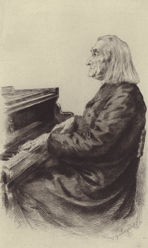 Franz Liszt (rytina) od European School