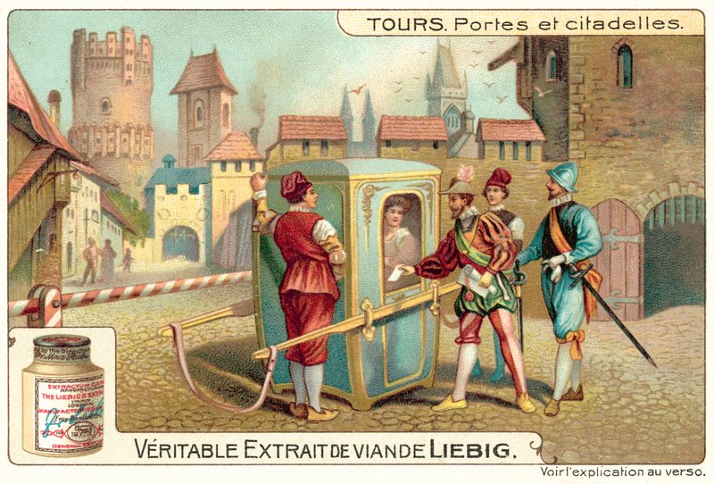 Brány a citadely (chromolitho) od European School