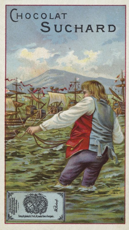 Gulliver krade flotilu Blefuscu od European School