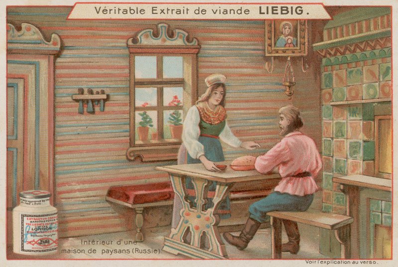Uvnitř rolnického domu v Rusku od European School