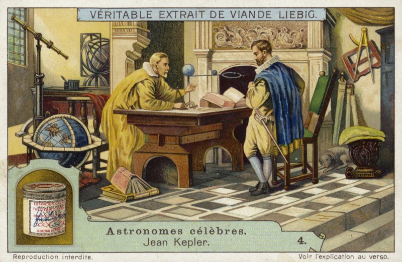 Johannes Kepler , německý matematik a astronom od European School