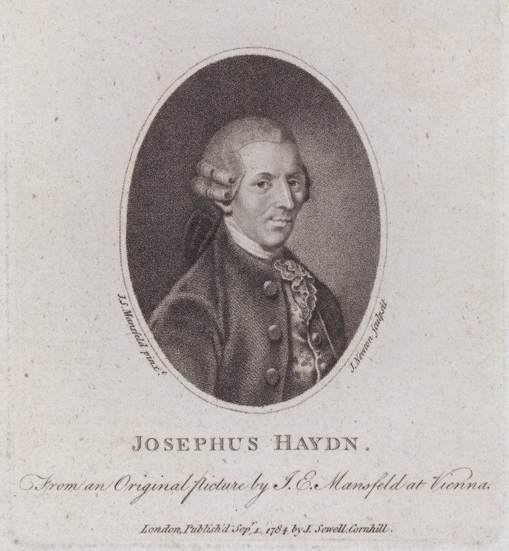 Joseph Haydn , rakouský skladatel (rytina) od European School