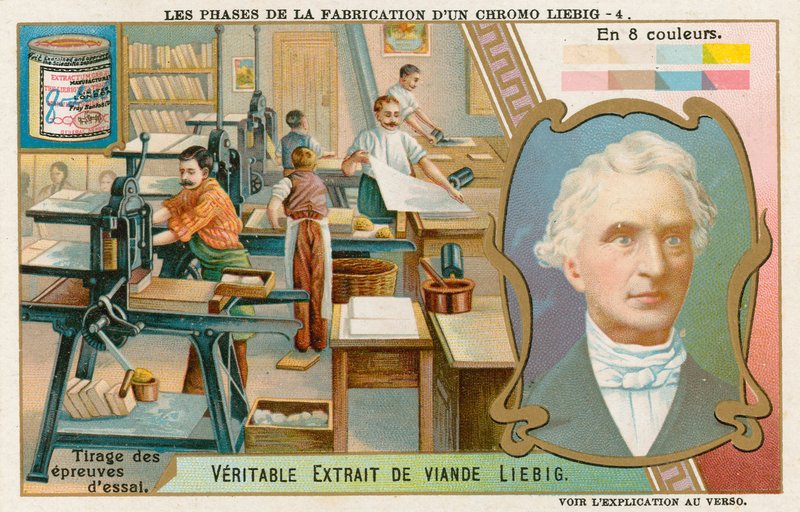 Výroba Liebigova chromolitografu od European School