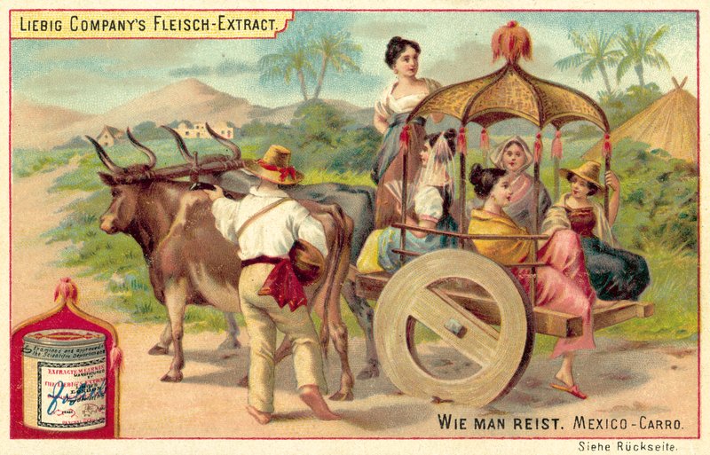 mexické carro (chromolitho) od European School