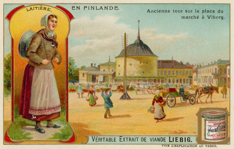 Dojička a věž ve Vyborgu od European School