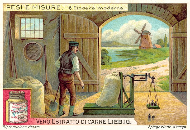 Moderní váhy (chromolitho) od European School