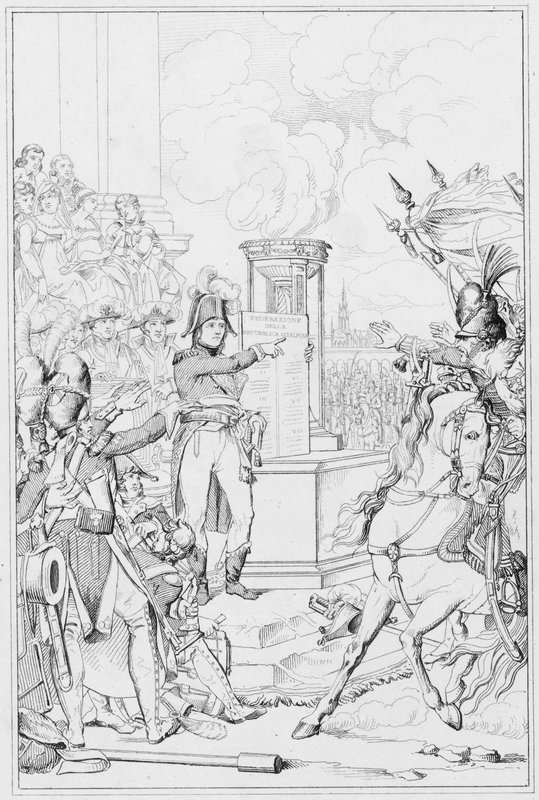 Napoleon: Republique Cisalpine, The Cisalpine Republic (rytina) od European School