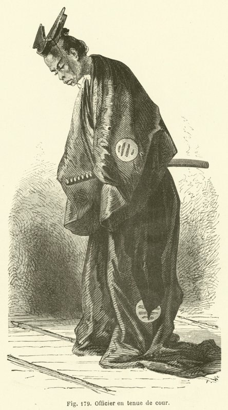 Důstojník v soudních šatech (rytina) od European School