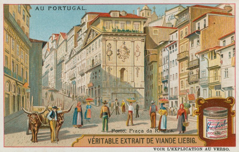 Porto, Praca da Ribeira od European School