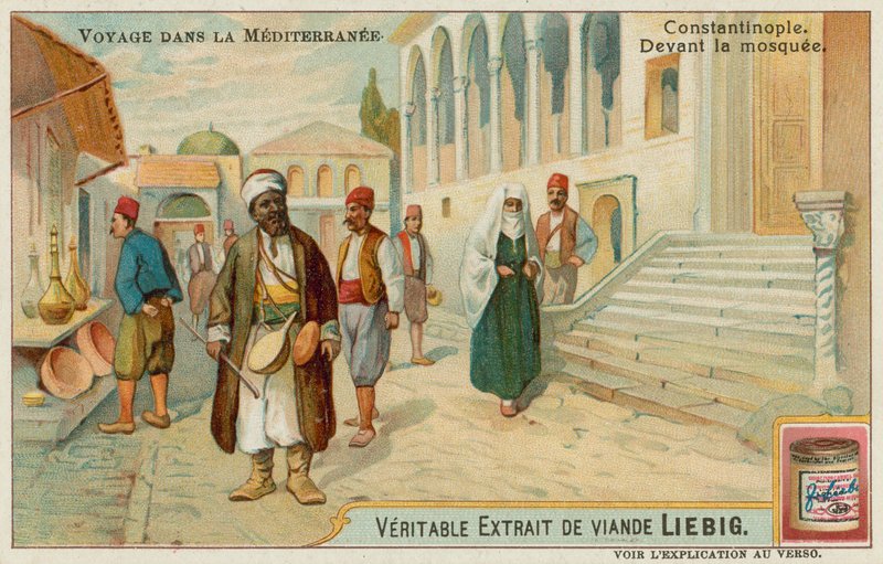 Před mešitou v Istanbulu od European School