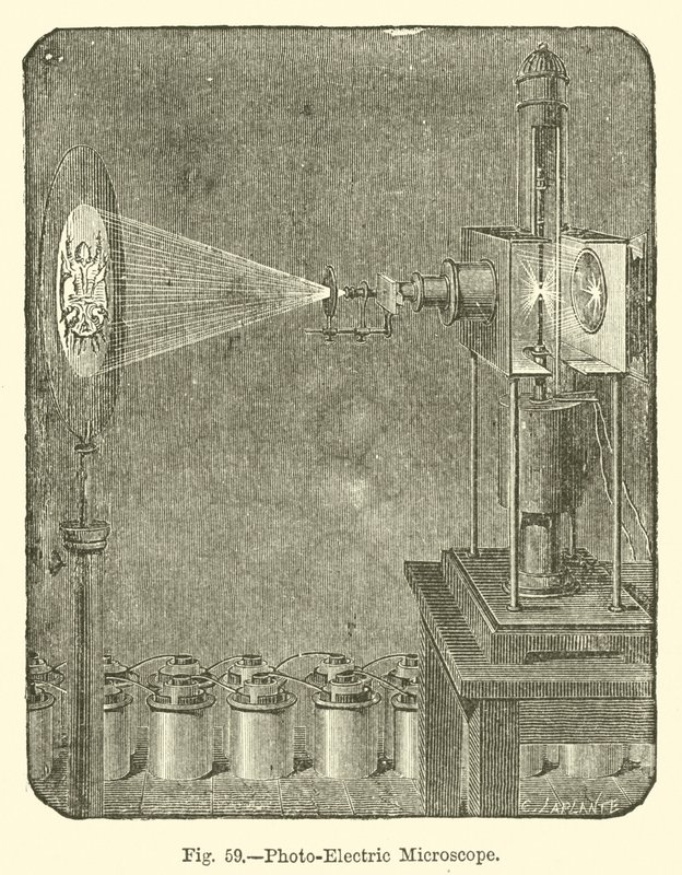 Fotoelektrický mikroskop (rytí) od European School