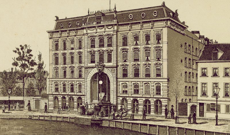 Rotterdam: Pasáž (litografie) od European School