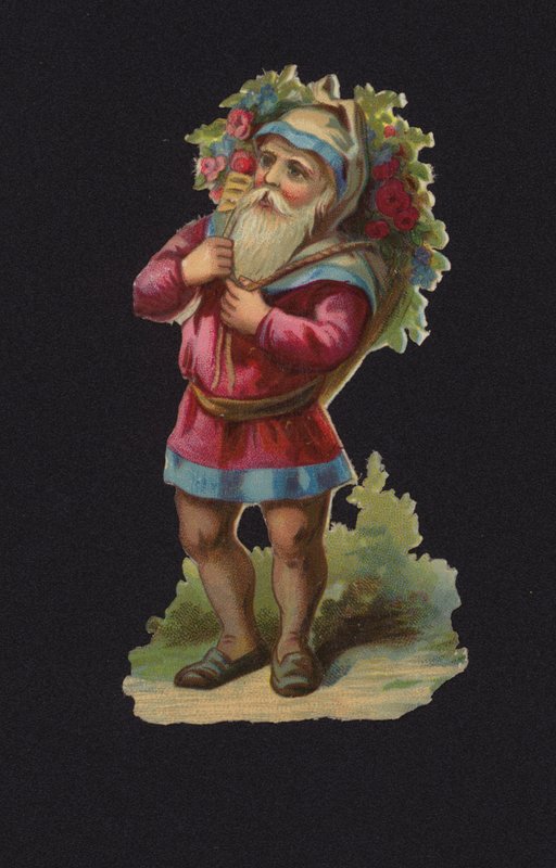 Santa Claus / Otec Vánoc (chromolitho) od European School