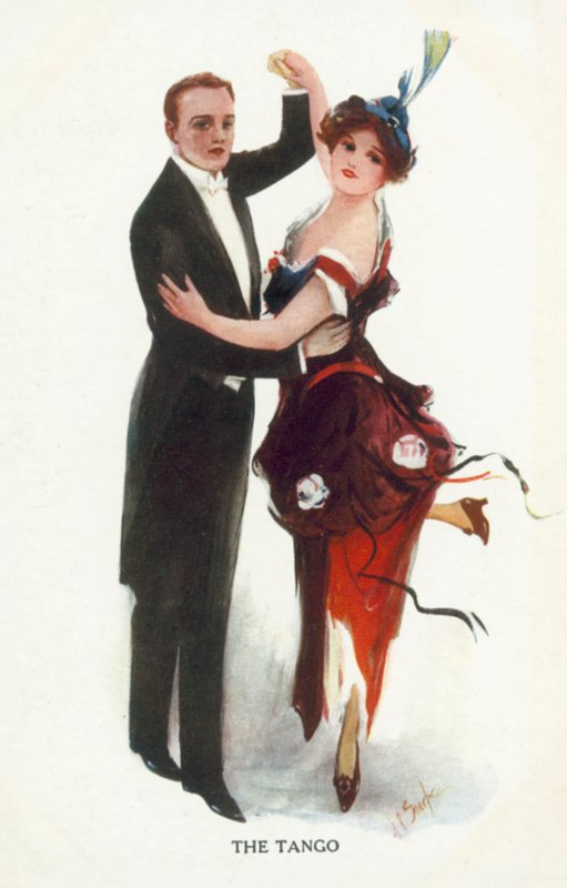 Tango (barevná litografie) od European School