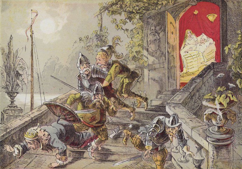 Odvážný malý krejčí (barevná litografie) od European School