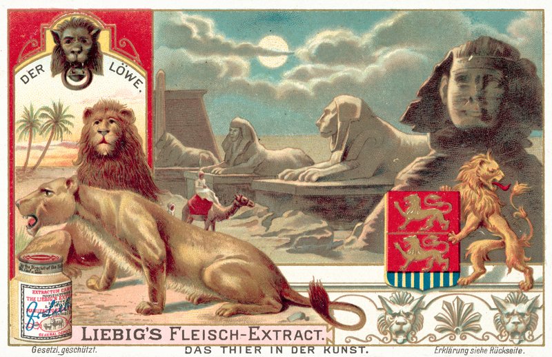 lev (chromolitho) od European School