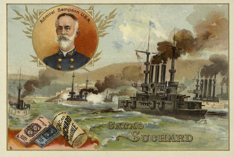 William Sampson, americký admirál, španělsko-americká válka, 1898 od European School