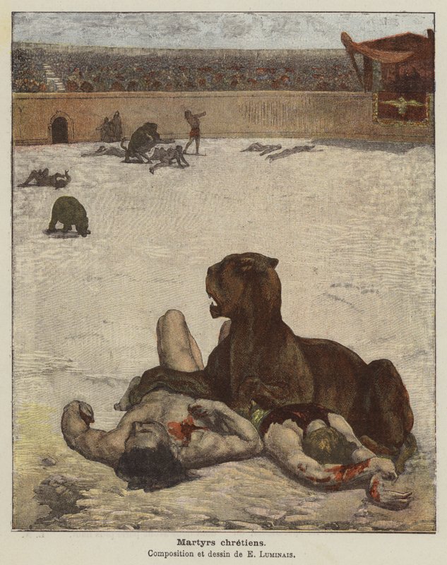 křesťanských mučedníků od Evariste Vital Luminais