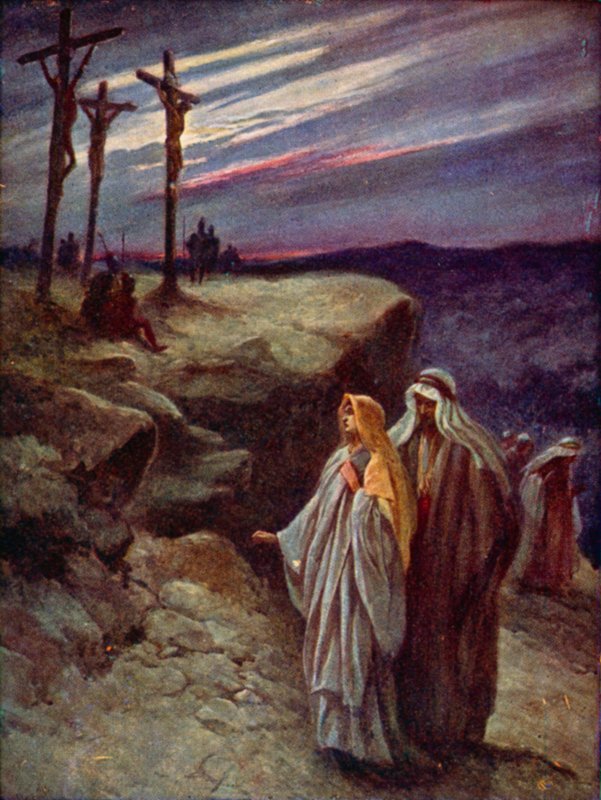 Ukřižování (barevné lito) od Evelyn Stuart Hardy