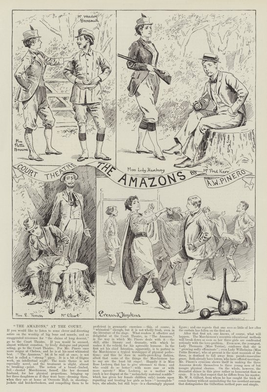 Amazonky ve Dvorním divadle od Everard Hopkins