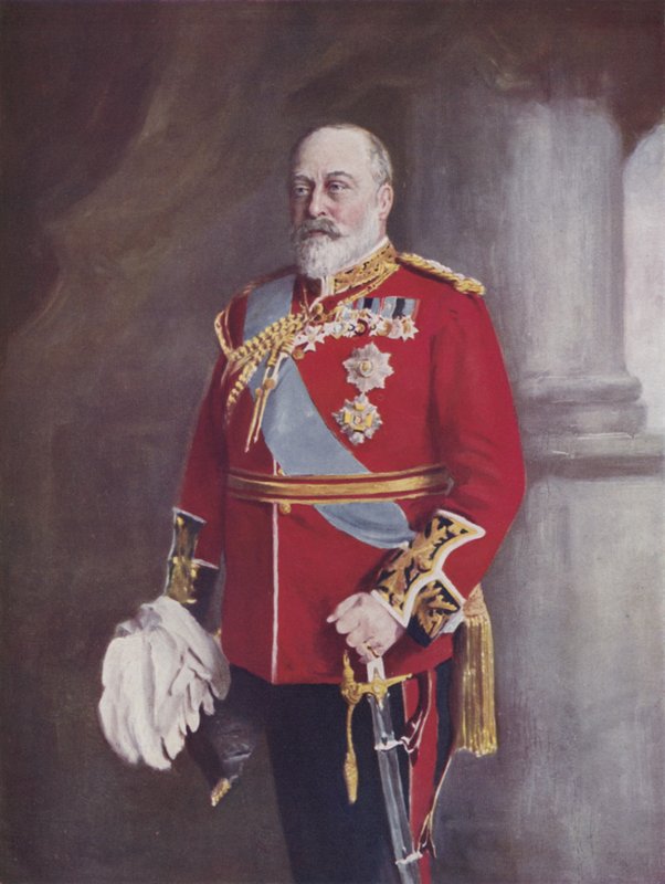 Král Edward VII od F. Seth
