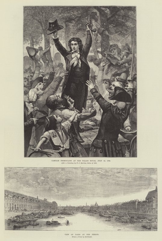 Stoleté výročí Francouzské revoluce od Félix Joseph Barrias