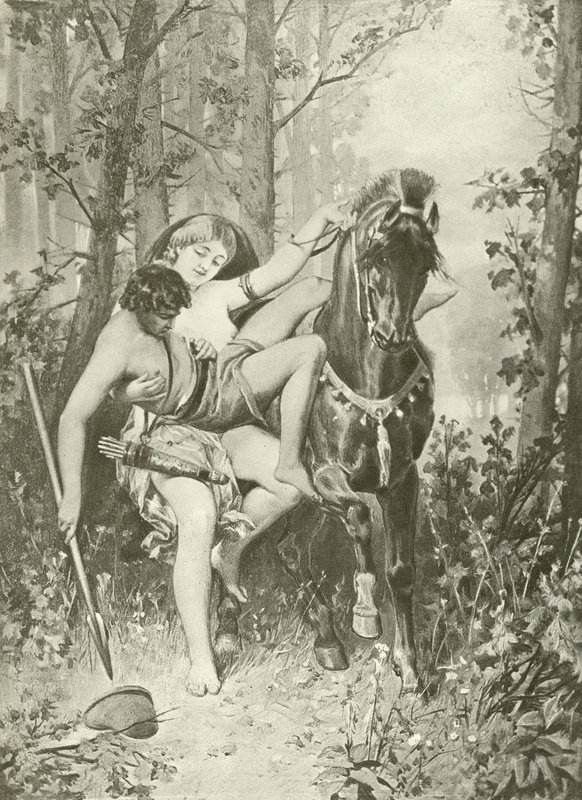Venuše a Adonis. Básně (hlubotisk) od Felix Octavius Carr Darley