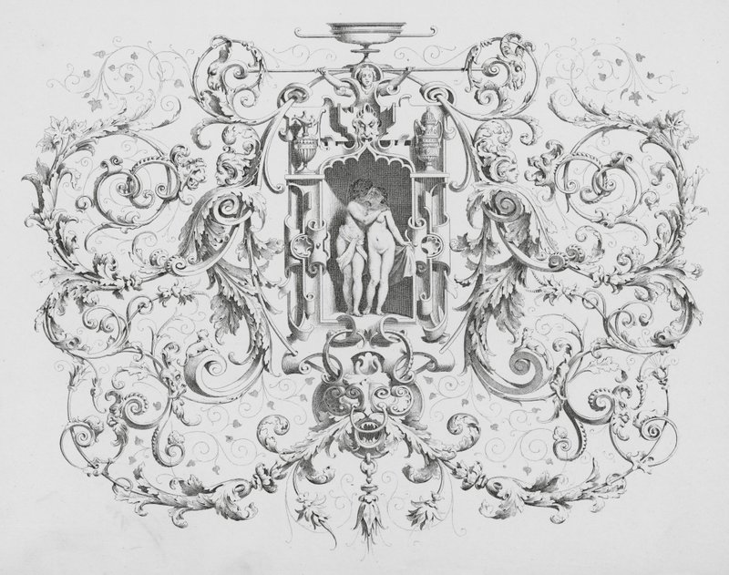 Ornament od Charlese Klimsche (rytina) od Ferdinand Karl Klimsch