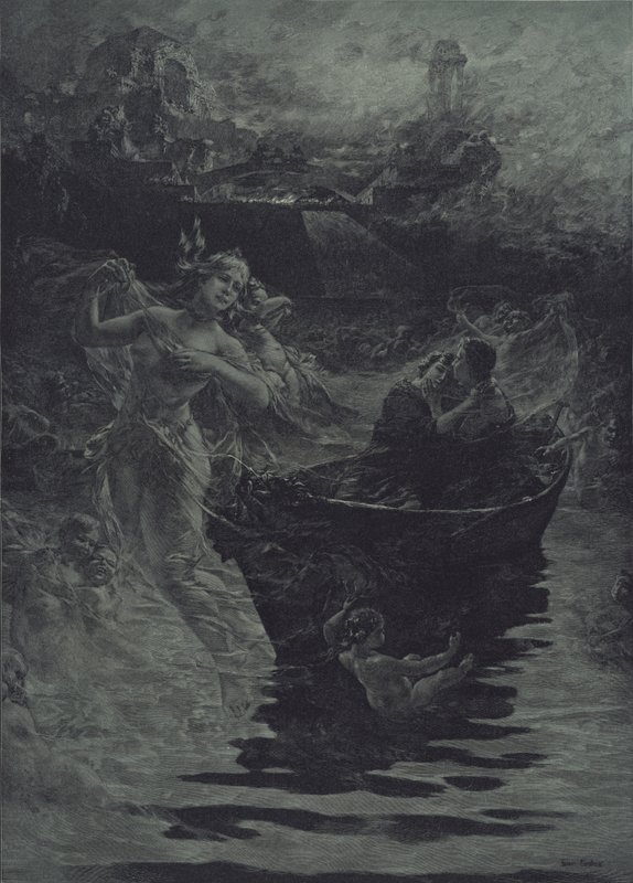 Sen (rytina) od Ferdinand Pacher