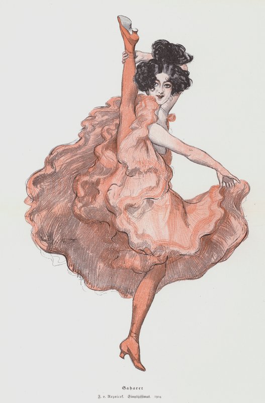 Kabaret, 1904 od Ferdinand von Reznicek