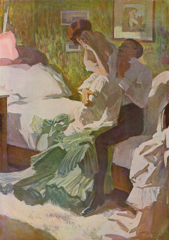 V karnevalovém shonu (barva litho) od Ferdinand von Reznicek