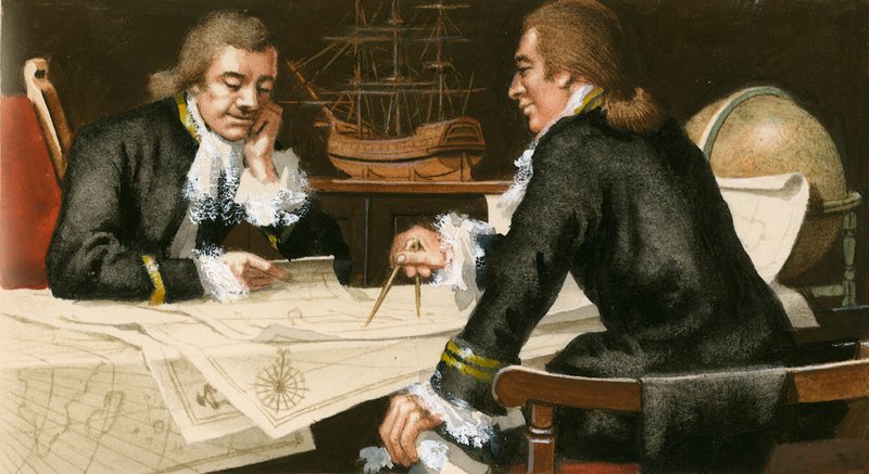 Epická plavba admirála Ansona od Ferdinando Tacconi