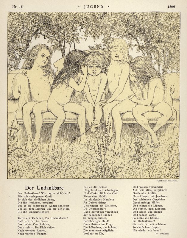 Nevděčný (litho) od Fidus