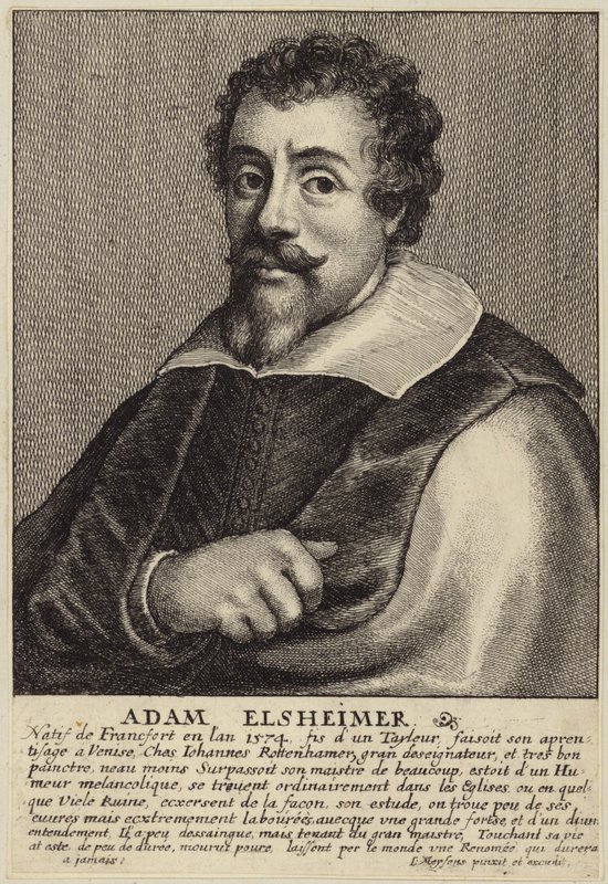 Portrét Adama Elsheimera od Flemish School