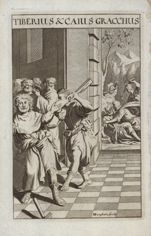 Tiberius a Caius Gracchus od Flemish School
