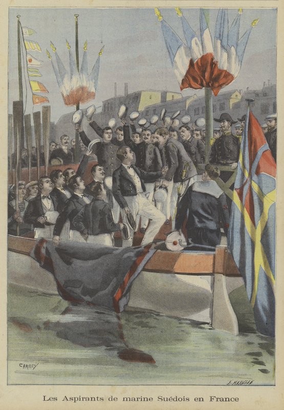 Záložníci švédského námořnictva ve Francii od Fortune Louis Meaulle