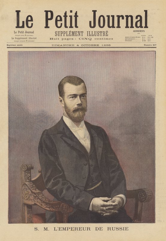 ruský car Mikuláš II od Fortune Louis Meaulle
