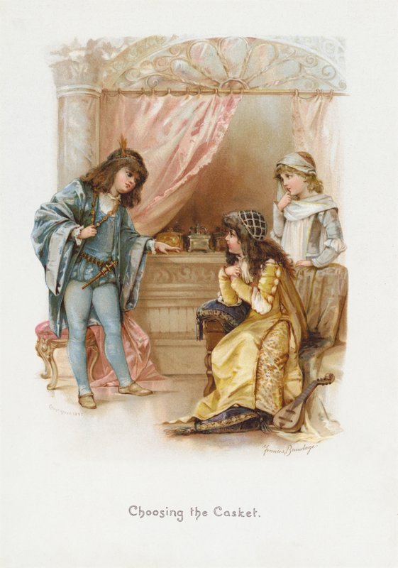 Výběr rakve (chromolitho) od Frances Brundage