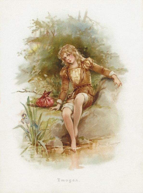 Imogen (chromolitho) od Frances Brundage