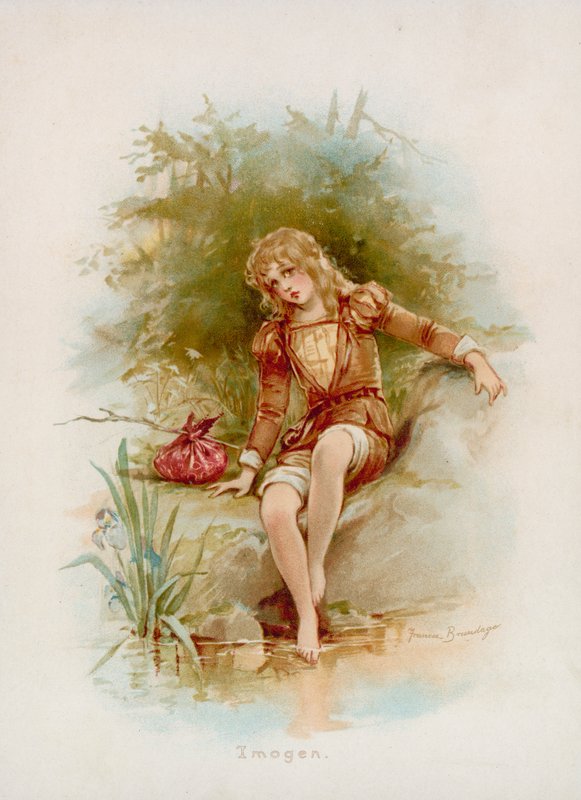 Imogen ze Shakespearovy Cymbeline od Frances Brundage
