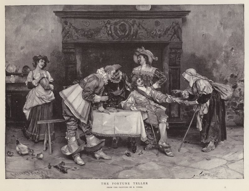 věštkyně (litho) od Francesco Vinea