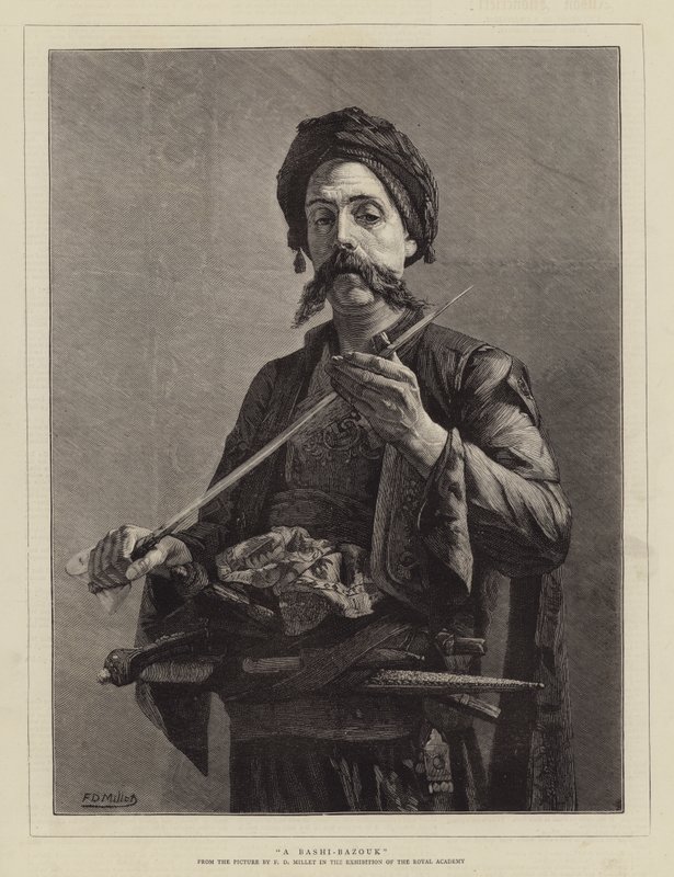 Bashi-Bazouk od Francis Davis Millet