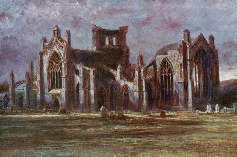 Melrose Abbey od Francis S. Walker