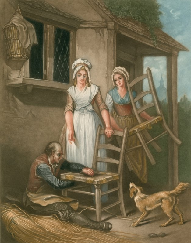 Staré židle k opravě od Francis Wheatley