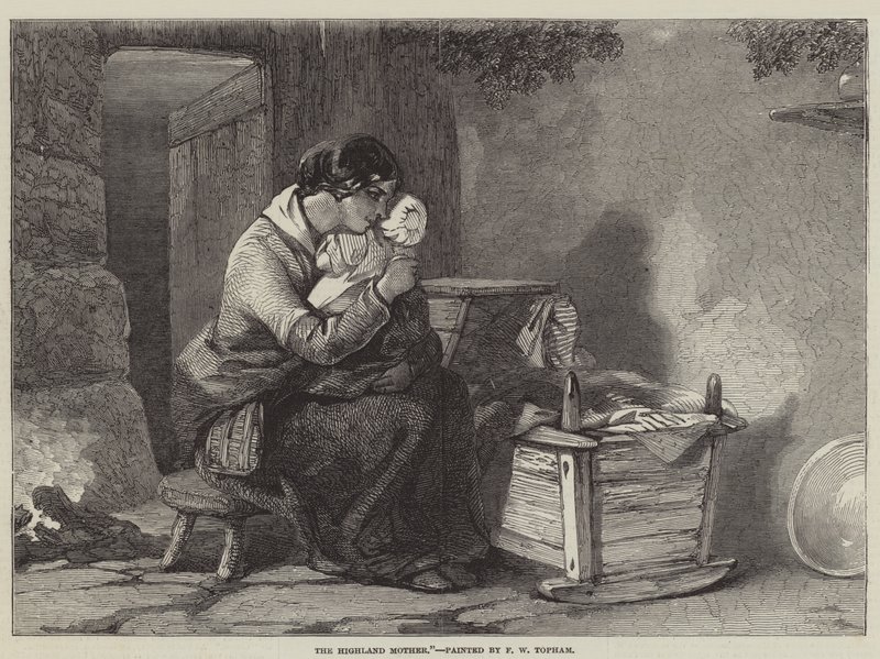 Matka z Vysočiny od Francis William Topham