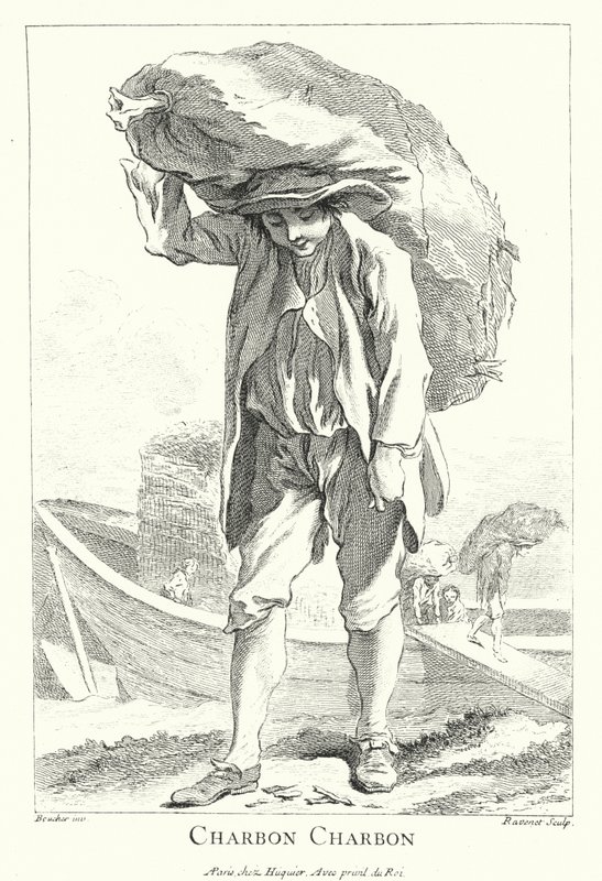 Coalman (rytina) od Francois (after) Boucher