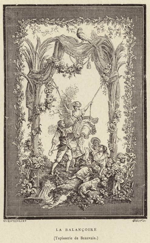 Houpačka od Francois (after) Boucher